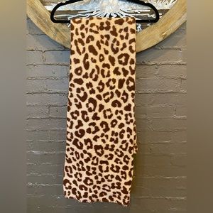 Fleece leopard throw blanket 🐆